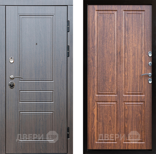 Входная металлическая Дверь Престиж Классика Венге Премиум Орех светлый в Видное