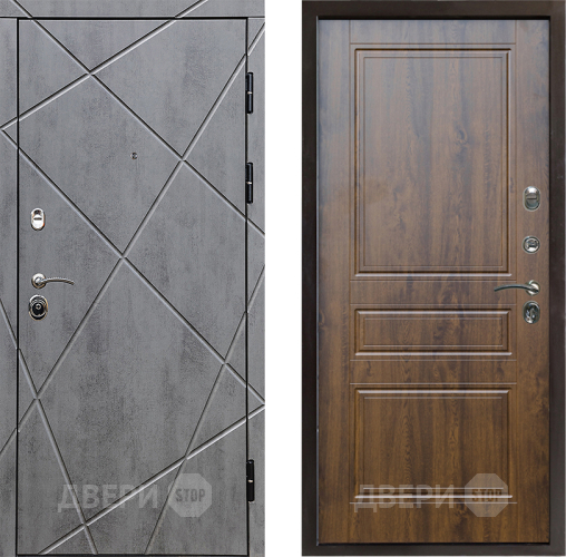 Входная металлическая Дверь Престиж Лучи Классика Дуб в Видное