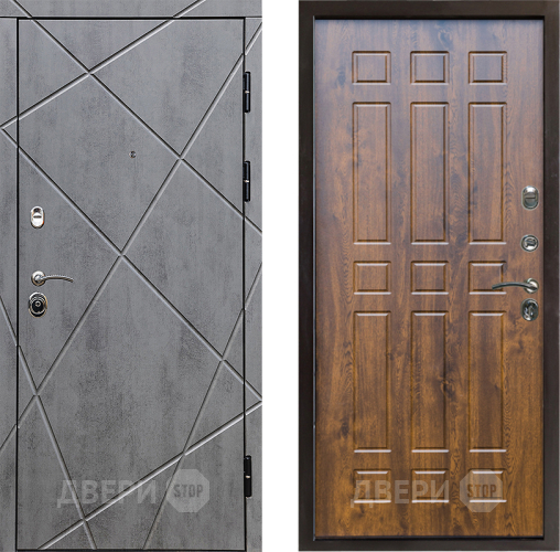 Входная металлическая Дверь Престиж Лучи Спарта Дуб в Видное