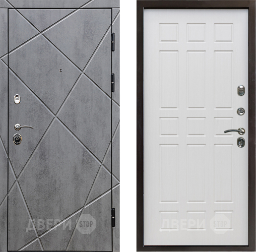 Входная металлическая Дверь Престиж Лучи Спарта Лиственница белая в Видное