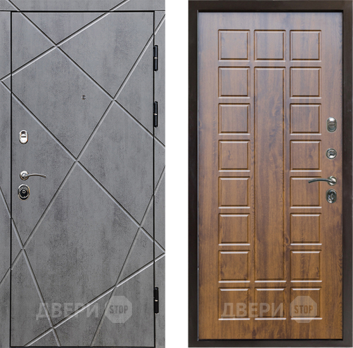 Входная металлическая Дверь Престиж Лучи Престиж Дуб в Видное
