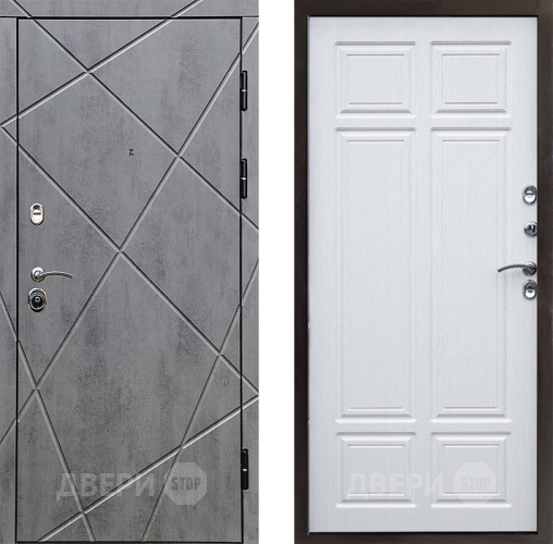 Входная металлическая Дверь Престиж Лучи Премиум Лиственница белая в Видное