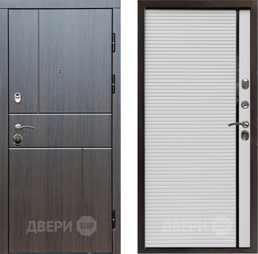 Входная металлическая Дверь Престиж Горизонт Венге Porte Белый в Видное