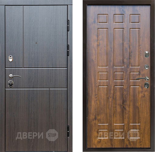 Входная металлическая Дверь Престиж Горизонт Венге Спарта Дуб в Видное