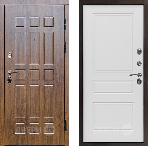 Входная металлическая Дверь Престиж Стандарт Классика Лиственница белая в Видное