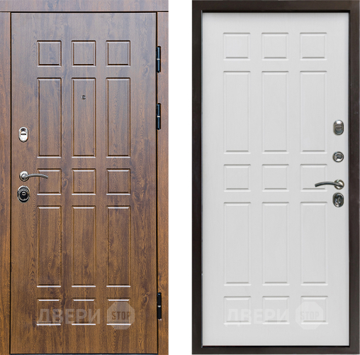 Входная металлическая Дверь Престиж Стандарт Спарта Белое дерево в Видное