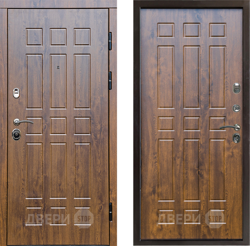 Входная металлическая Дверь Престиж Стандарт Спарта Дуб в Видное