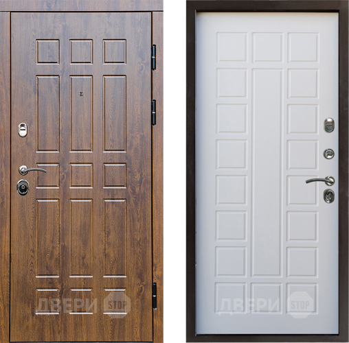 Входная металлическая Дверь Престиж Стандарт Престиж Белое дерево в Видное