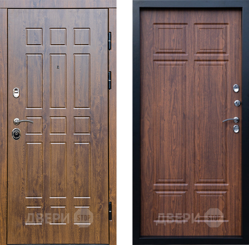 Входная металлическая Дверь Престиж Стандарт Премиум Орех темный в Видное
