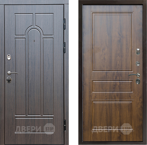 Входная металлическая Дверь Престиж Арка Классика Дуб в Видное