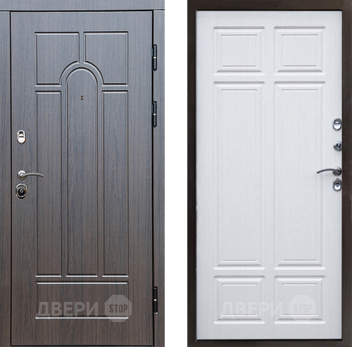 Входная металлическая Дверь Престиж Арка Премиум Лиственница белая в Видное