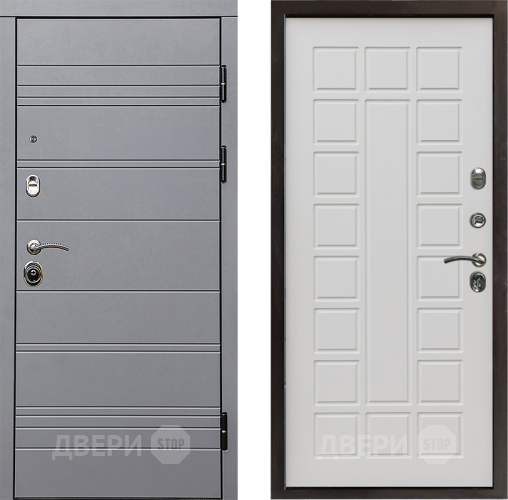 Входная металлическая Дверь Престиж Линия Грэй Престиж Бежевый мат в Видное