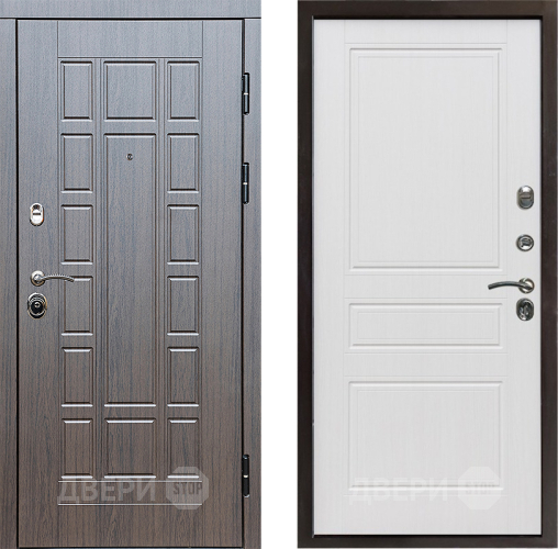 Входная металлическая Дверь Престиж Престиж Классика Белое дерево в Видное