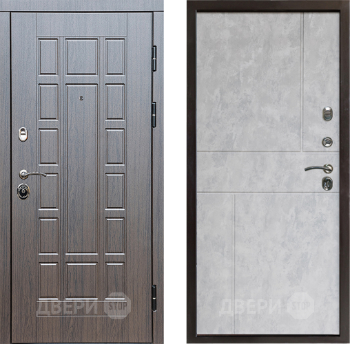 Входная металлическая Дверь Престиж Престиж Горизонт Бетон светлый в Видное