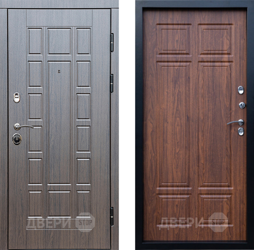Входная металлическая Дверь Престиж Престиж Премиум Орех темный в Видное