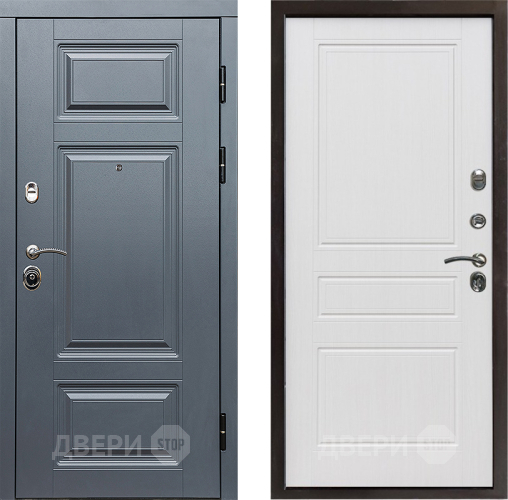 Входная металлическая Дверь Престиж Премиум Классика Белое дерево в Видное