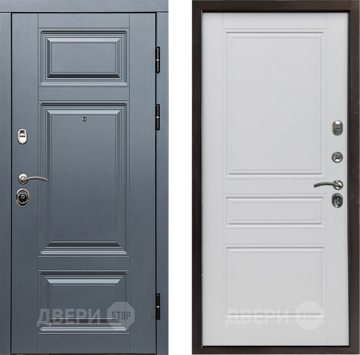 Входная металлическая Дверь Престиж Премиум Классика Белый матовый в Видное