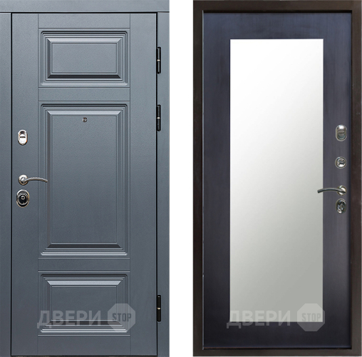 Входная металлическая Дверь Престиж Премиум Зеркло Пастораль Венге в Видное