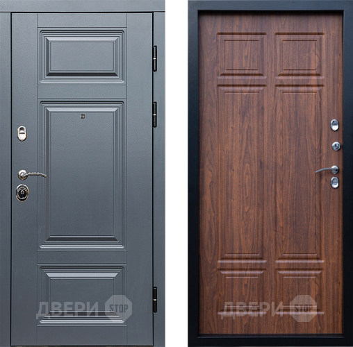 Входная металлическая Дверь Престиж Премиум Премиум Орех темный в Видное