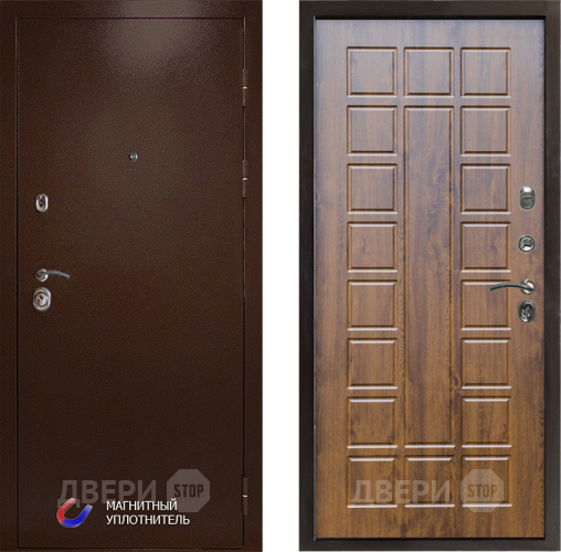 Входная металлическая Дверь Престиж Медь Престиж Дуб в Видное