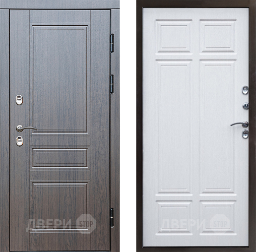 Входная металлическая Дверь Престиж TERMO с терморазрывом Классика Премиум Лиственница белая в Видное