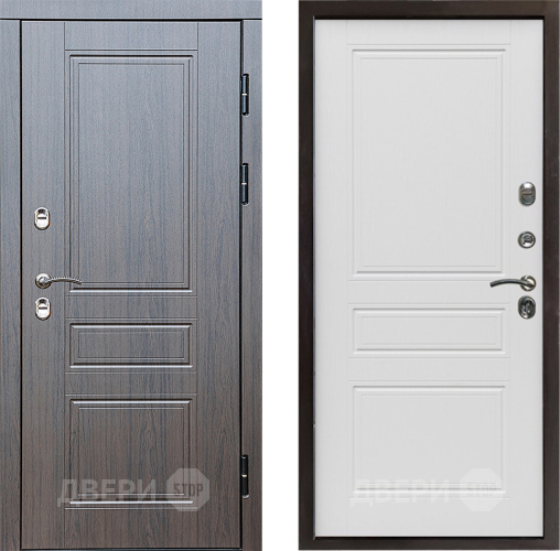 Входная металлическая Дверь Престиж TERMO с терморазрывом Классика Классика Лиственница белая в Видное