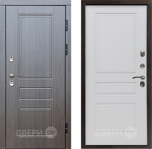 Входная металлическая Дверь Престиж TERMO с терморазрывом Классика Классика Белый матовый в Видное