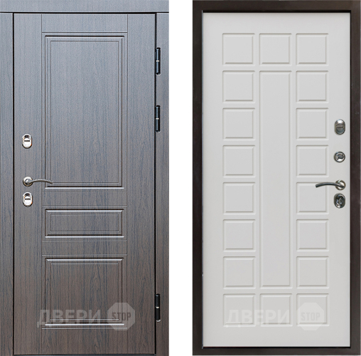 Входная металлическая Дверь Престиж TERMO с терморазрывом Классика Престиж Бежевый мат в Видное