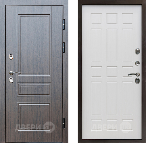 Входная металлическая Дверь Престиж TERMO с терморазрывом Классика Спарта Лиственница белая в Видное