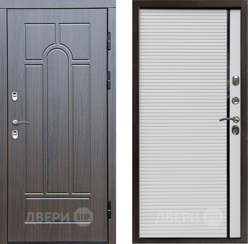 Входная металлическая Дверь Престиж TERMO с терморазрывом Арка Porte Белый в Видное