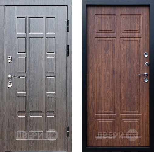 Входная металлическая Дверь Престиж TERMO с терморазрывом Престиж Премиум Орех темный в Видное