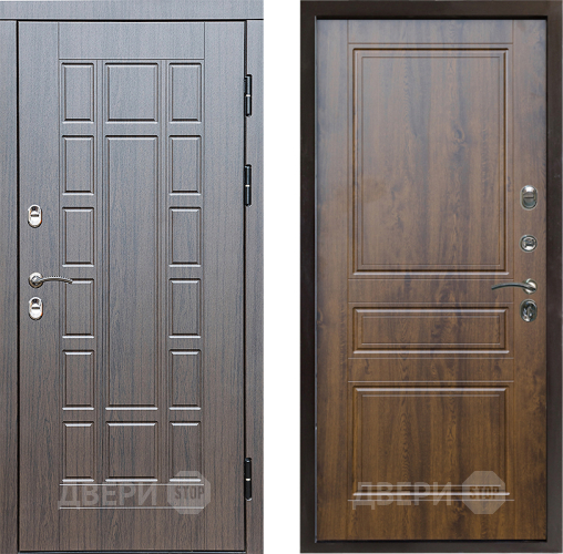 Входная металлическая Дверь Престиж TERMO с терморазрывом Престиж Классика Дуб в Видное