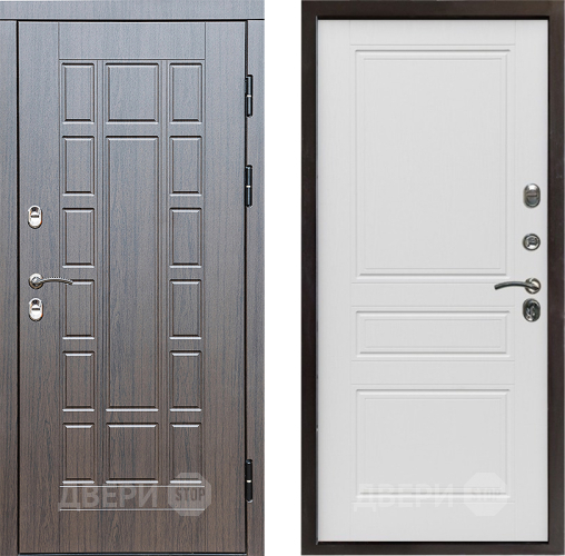 Входная металлическая Дверь Престиж TERMO с терморазрывом Престиж Классика Лиственница белая в Видное