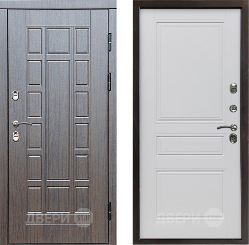 Входная металлическая Дверь Престиж TERMO с терморазрывом Престиж Классика Белый матовый в Видное