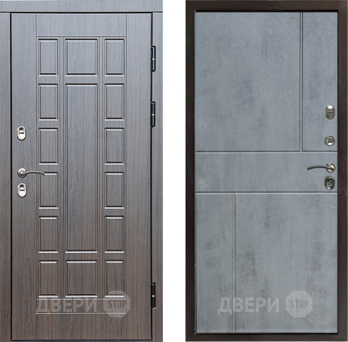 Входная металлическая Дверь Престиж TERMO с терморазрывом Престиж Горизонт Бетон темный в Видное