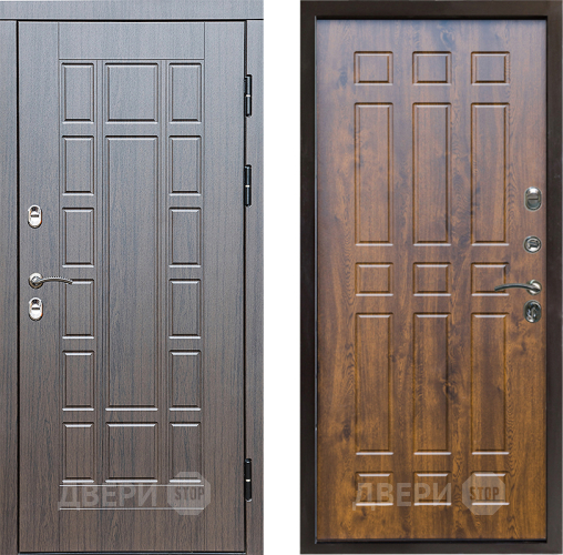 Входная металлическая Дверь Престиж TERMO с терморазрывом Престиж Спарта Дуб в Видное