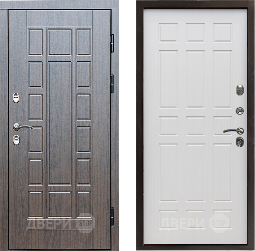 Входная металлическая Дверь Престиж TERMO с терморазрывом Престиж Спарта Лиственница белая в Видное