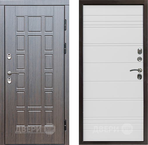 Входная металлическая Дверь Престиж TERMO с терморазрывом Престиж Line Белый в Видное