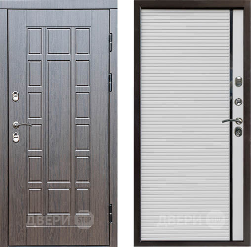 Входная металлическая Дверь Престиж TERMO с терморазрывом Престиж Porte Белый в Видное