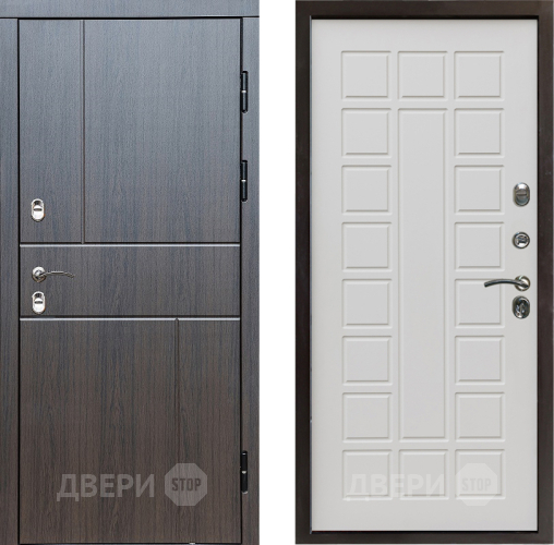 Входная металлическая Дверь Престиж TERMO с терморазрывом Горизонт Венге Престиж Бежевый мат в Видное