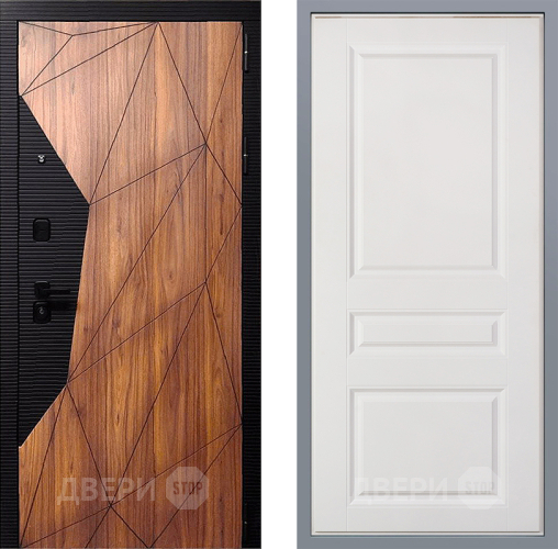 Дверь Заводские двери Морра Стокгольм Белый софт в Видное