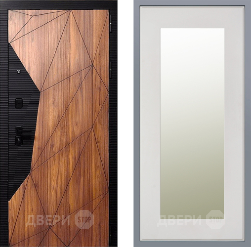 Дверь Заводские двери Морра Зеркало Модерн Белый софт в Видное