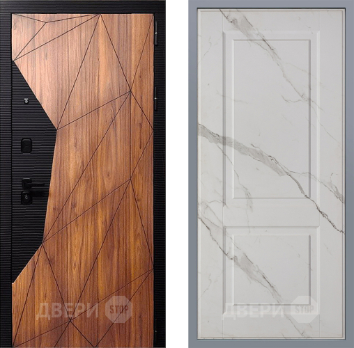 Дверь Заводские двери Морра Доррен Мрамор белый в Видное