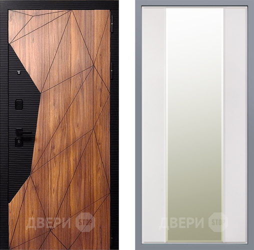 Дверь Заводские двери Морра Зеркало Макси Белый матовый в Видное