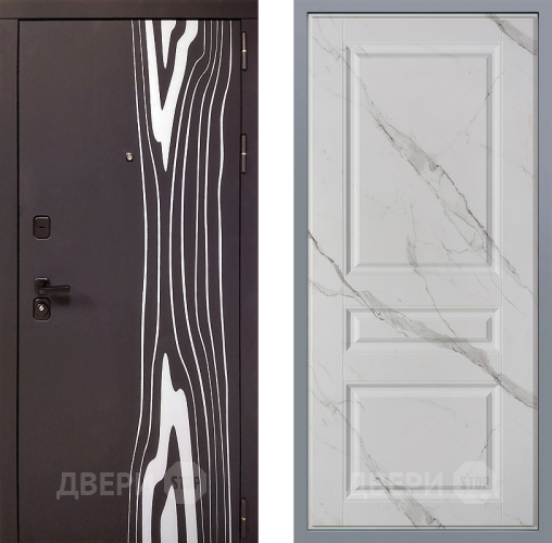 Дверь Заводские двери Леванте Стокгольм Мрамор белый в Видное
