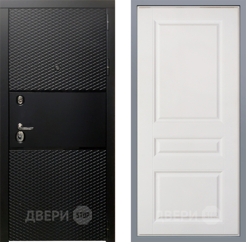 Дверь Заводские двери Тефлон Стокгольм Белый софт в Видное