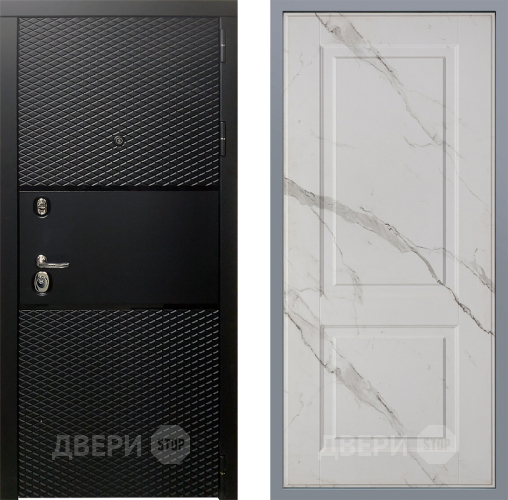 Дверь Заводские двери Тефлон Доррен Мрамор белый в Видное