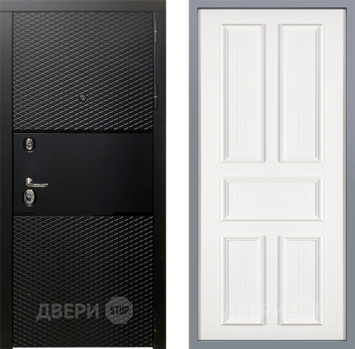 Дверь Заводские двери Тефлон Уругвай Белый софт в Видное