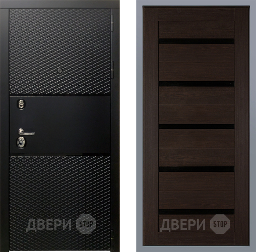 Дверь Заводские двери Тефлон СБ-1 орех тисненый в Видное