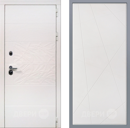 Дверь Заводские двери Дэко Вайт Флитта Белый софт в Видное